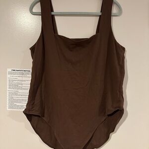 OLD NAVY Brown Sleeveless Bodysuit